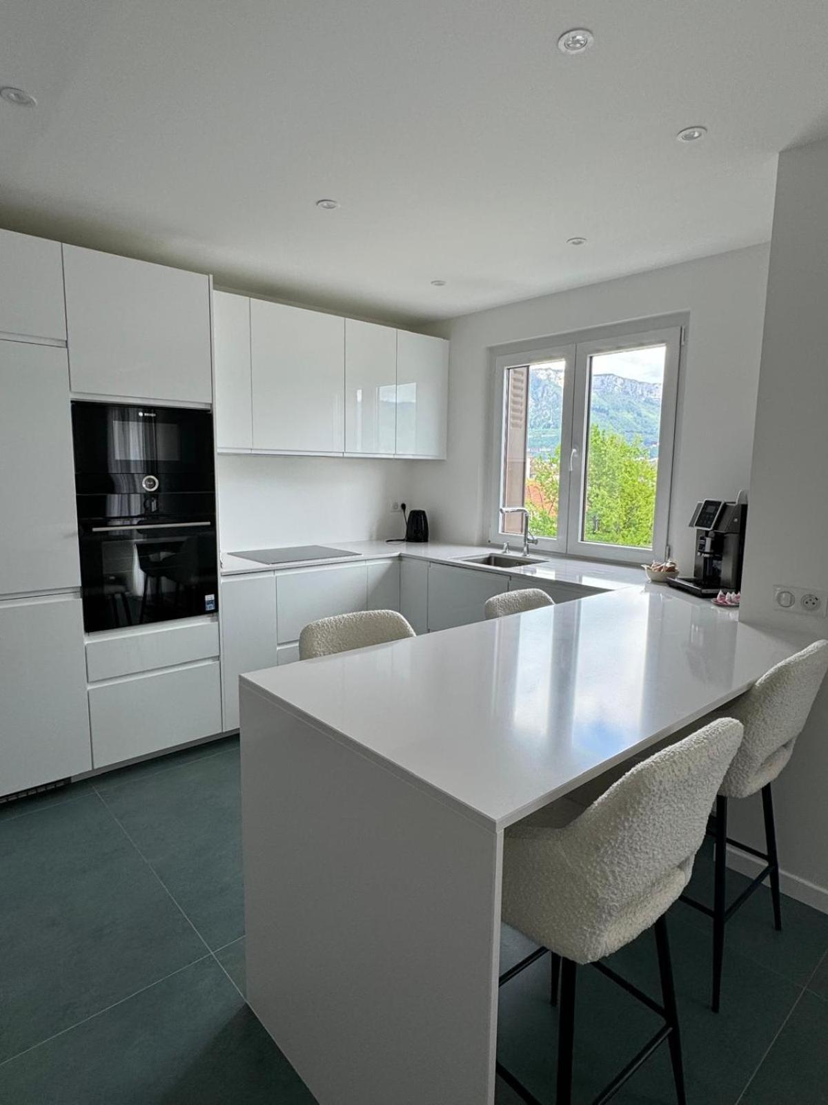 Modern Green & White - Apartments T3 60M2 Annecy - Parking Prive - Wifi - Netflix Exterior photo
